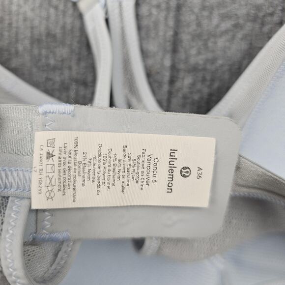 Lululemon Sports Bra Womens 10 Up For It Adjustable Straps Padded Athletic Soft - Picture 4 of 5
